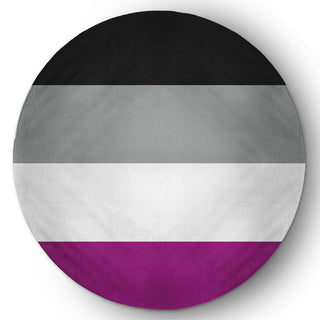 Asexual Chenille Rug, Asexual, 5' Round