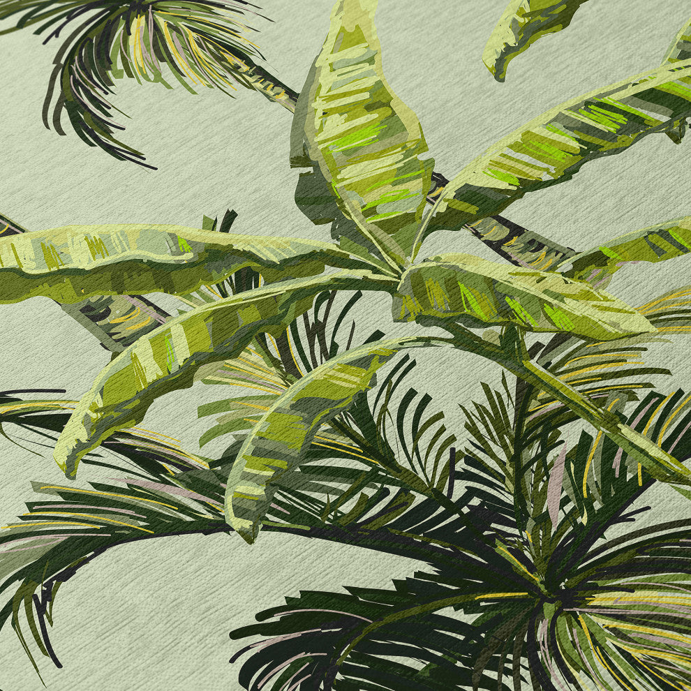 Indoor/Outdoor Tropics TC10 Aloe Machine Washable 3' x 5' Rug