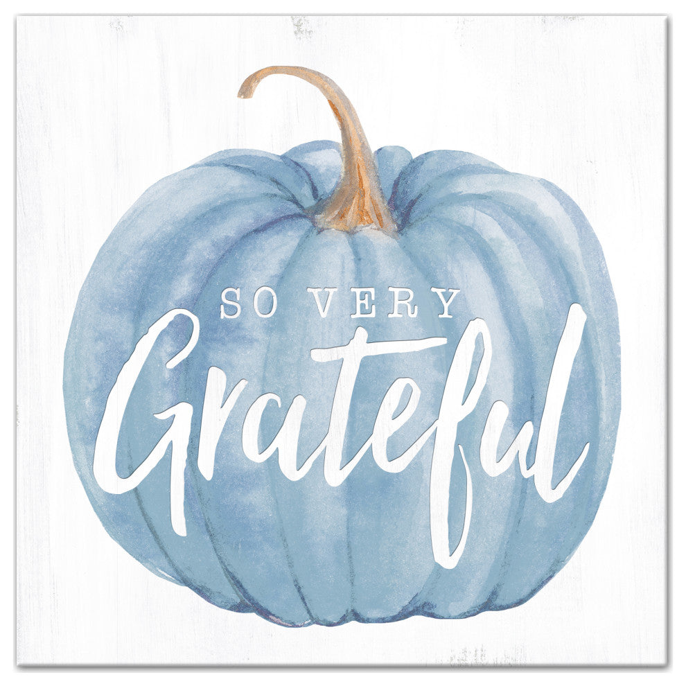 So Very Grateful 16x16 Canvas Wall Art