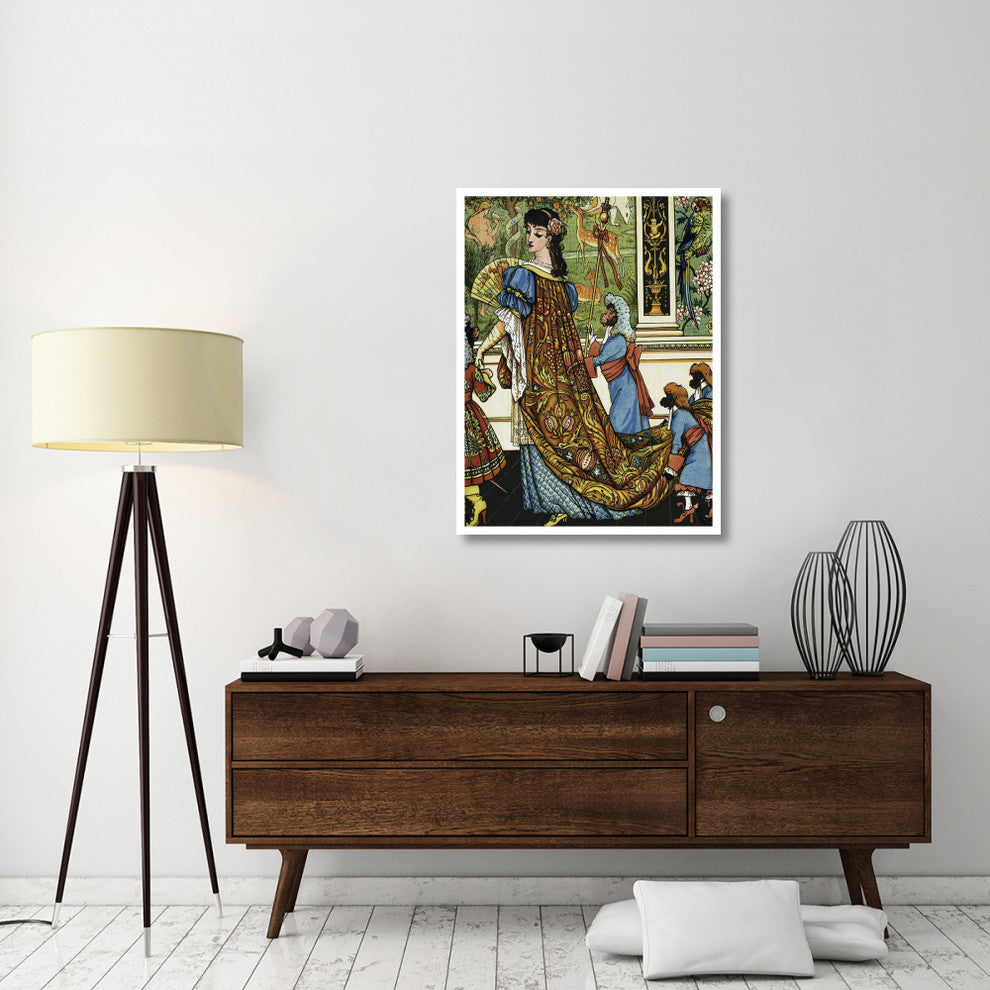 "Beauty and the Beast - Beauty" Digital Paper Print by Walter Crane, 32"x42"