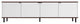 Mosholu 77.04 TV Stand in White and Nut Brown