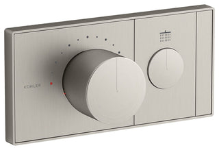 Kohler K-26345-9 Anthem Thermostatic Valve Trim Only - Vibrant Brushed Nickel