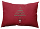 Hearty Holidays Decorative Throw Pillow, Muted Red, 14"x20"