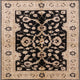 Ahgly Company Indoor Square Mid-Century Modern Area Rugs, 4' Square