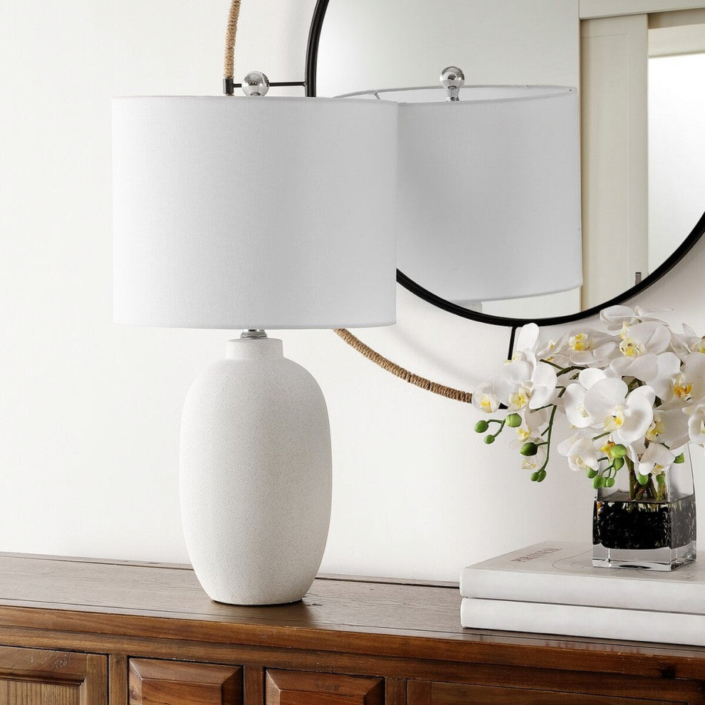 Safavieh Zema Table Lamp Ivory