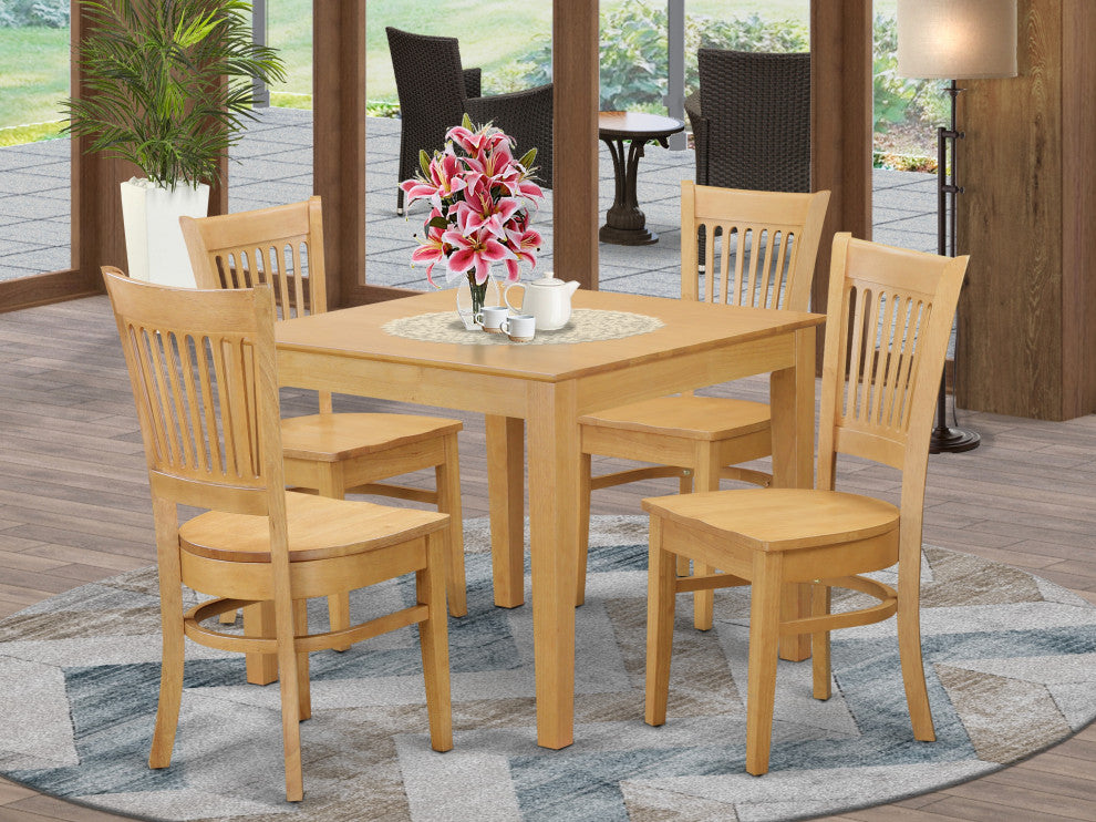 5 Pc Dinette Set - Table And 4 Dinette Chairs