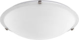 Quorum 3000-20-65 Four Light Ceiling Mount, Satin Nickel Finish