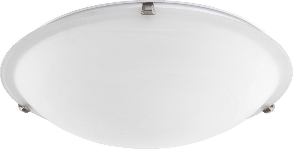 Quorum 3000-20-65 Four Light Ceiling Mount, Satin Nickel Finish