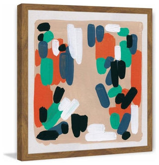 "Fair Game" Framed Painting Print, 12"x12"