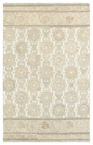 Oriental Weavers Craft Collection Ash/ Sand Floral Indoor Area Rug 3'6"X5'6"