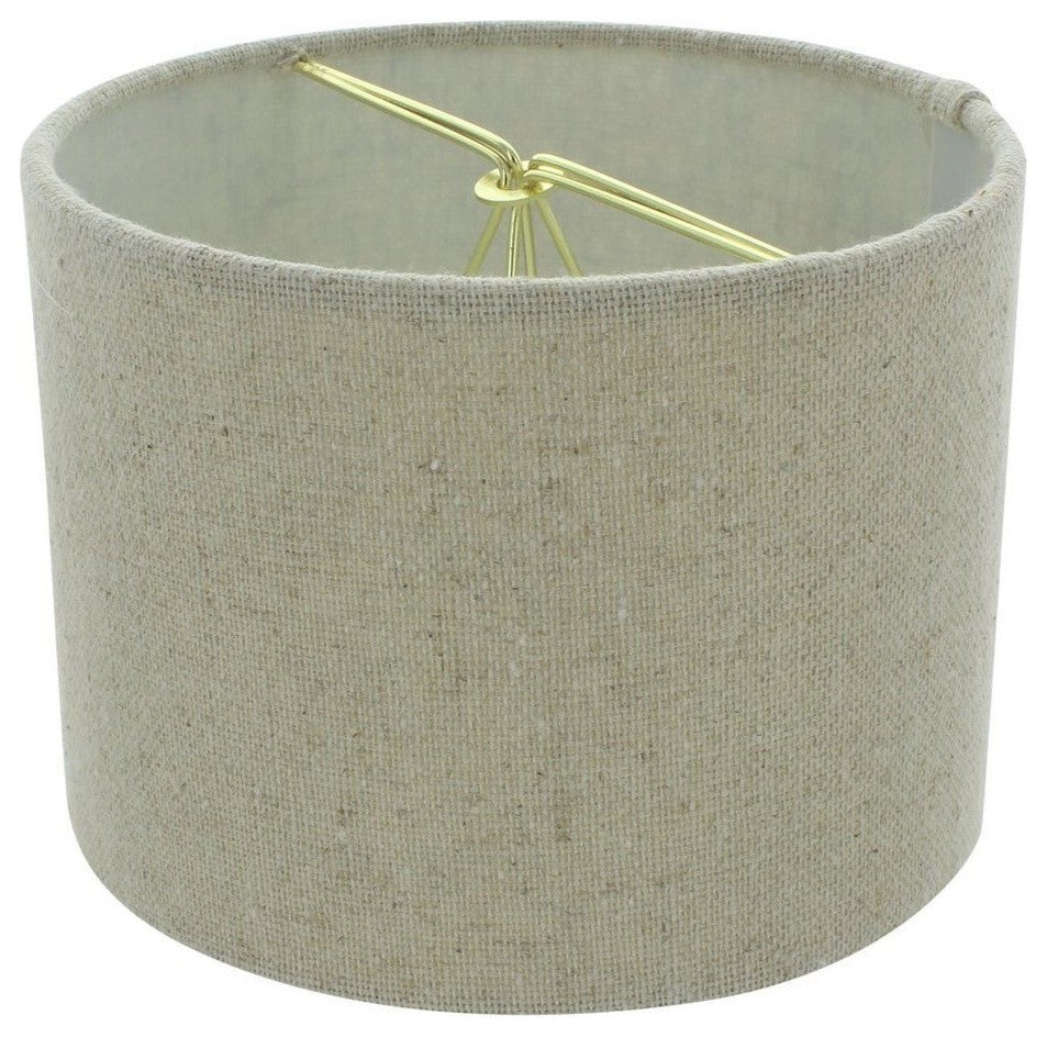 Sand Linen 5" Barrel Style Clip-on Chandelier Shade