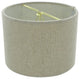 Sand Linen 5" Barrel Style Clip-on Chandelier Shade