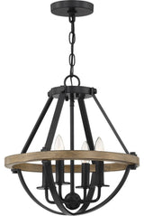Bartlett 4-Light Pendant, Earth Black