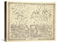 Comparative Size Of Lakes and Islands, 1856, 22"x1.5"x18"