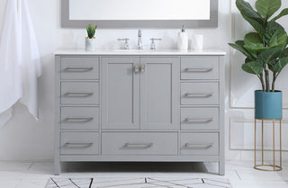 Isabel Grey 48" Single Sink Bathroom Vanity