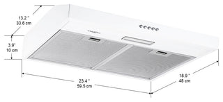 24" Convertible Under Cabinet Range Hood