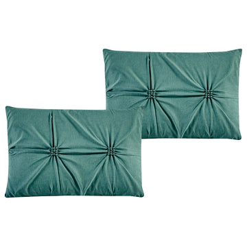 Var Cationic Dyeing 7 Pieces Comforter Set, Queen