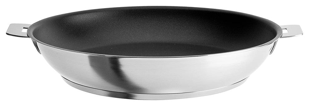 Cristel Strate Deep Frying Pan With Non-Stick Coating, 11 Inches