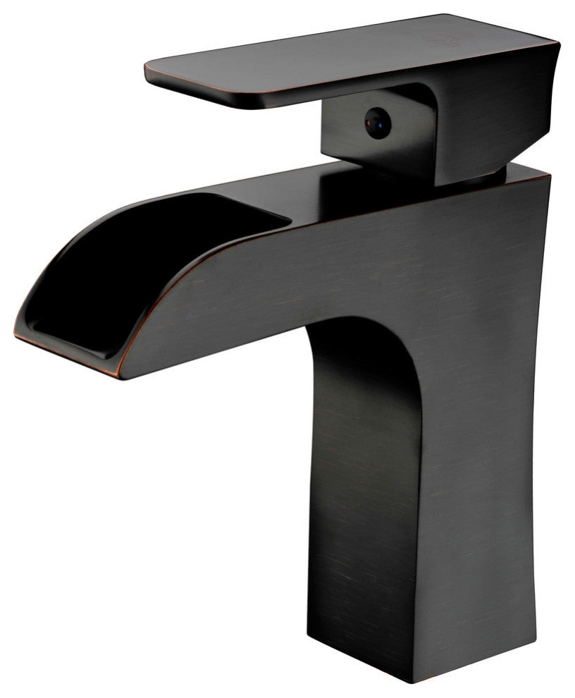 Forza Series Single Handle Bathroom Sink Faucet in Oil Rubbed Bronze