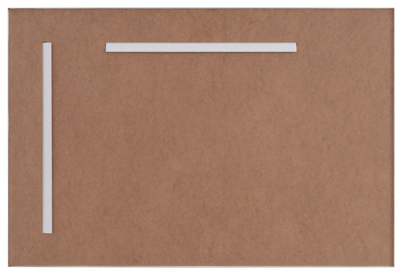 Aluminum Frame Rectangle Mirror 30x42, Gold