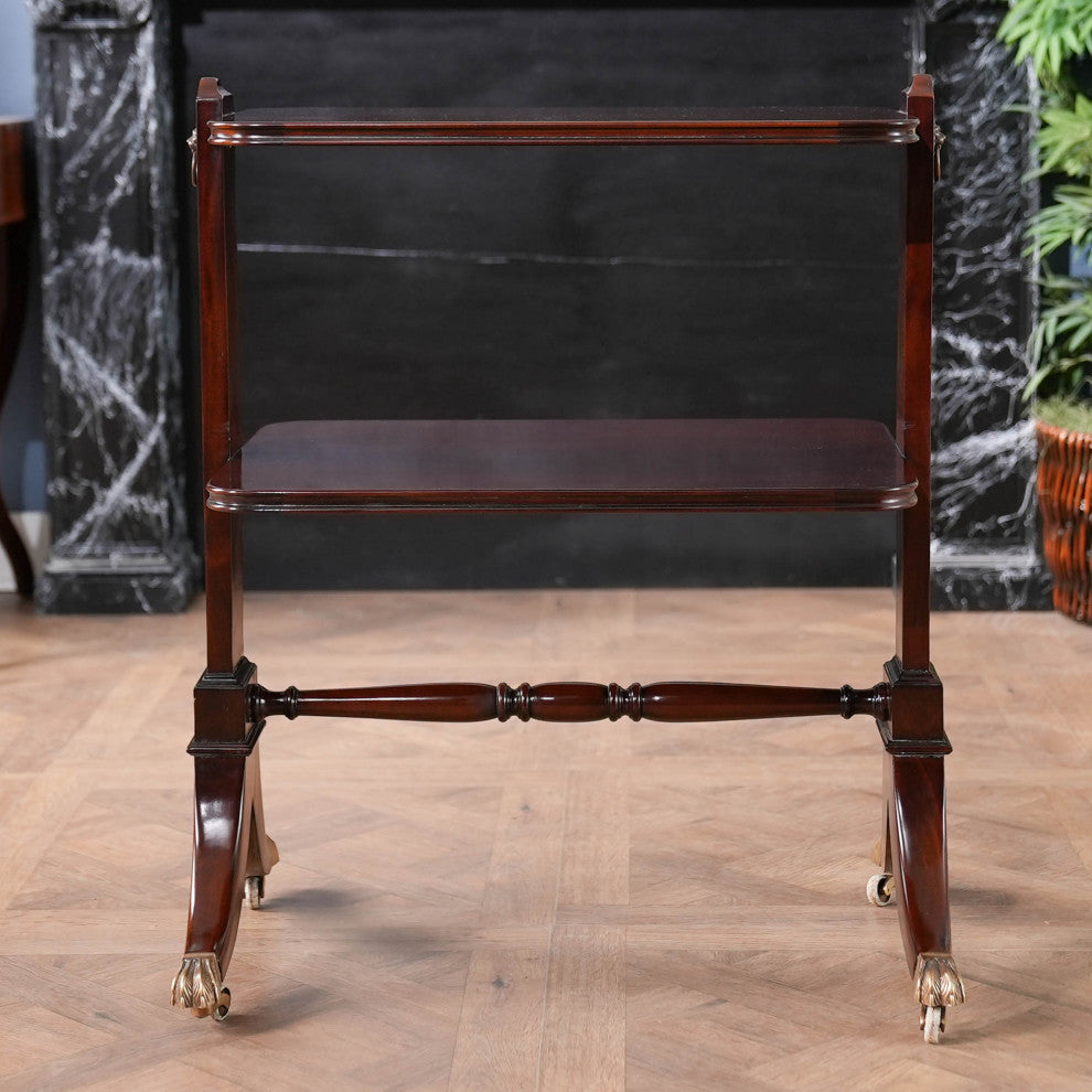 Two Tier Trolley, Mahogany Trolley