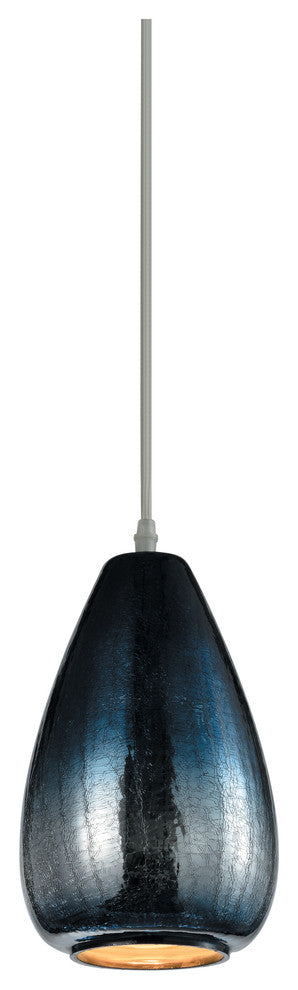 1-Light Cone Pendant Hand Blown Glass