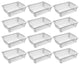 YBM Home Small Plastic Basket Paper Organizer and Letter Tray, 32-1194White, 12