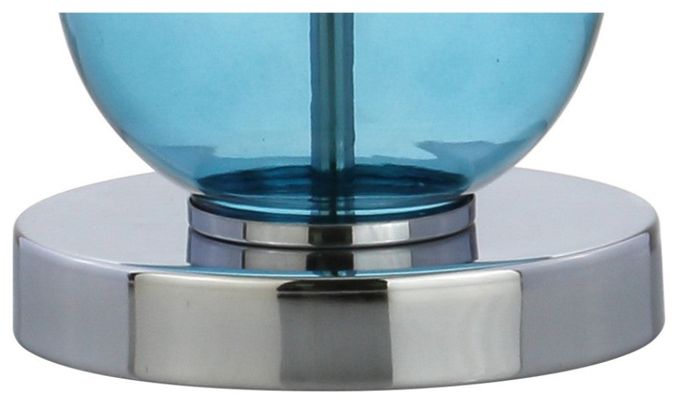 Bella 27" Glass Triple-Sphere Table Lamp, Set of 2