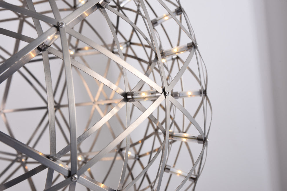 LED Star Light LED Light Fixture, Satin Nickel