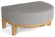 Anderson Teak DS-304 Coronado Deep Seating Ottoman With Cushion