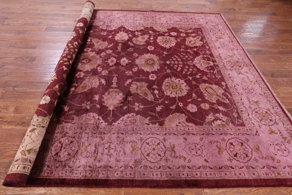 8' 3" X 10' 3" Full Pile Overdyed Handmade Rug - WR1957
