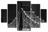 'Queensboro Bridge' Multi-Panel Canvas Art Set by David Ayash