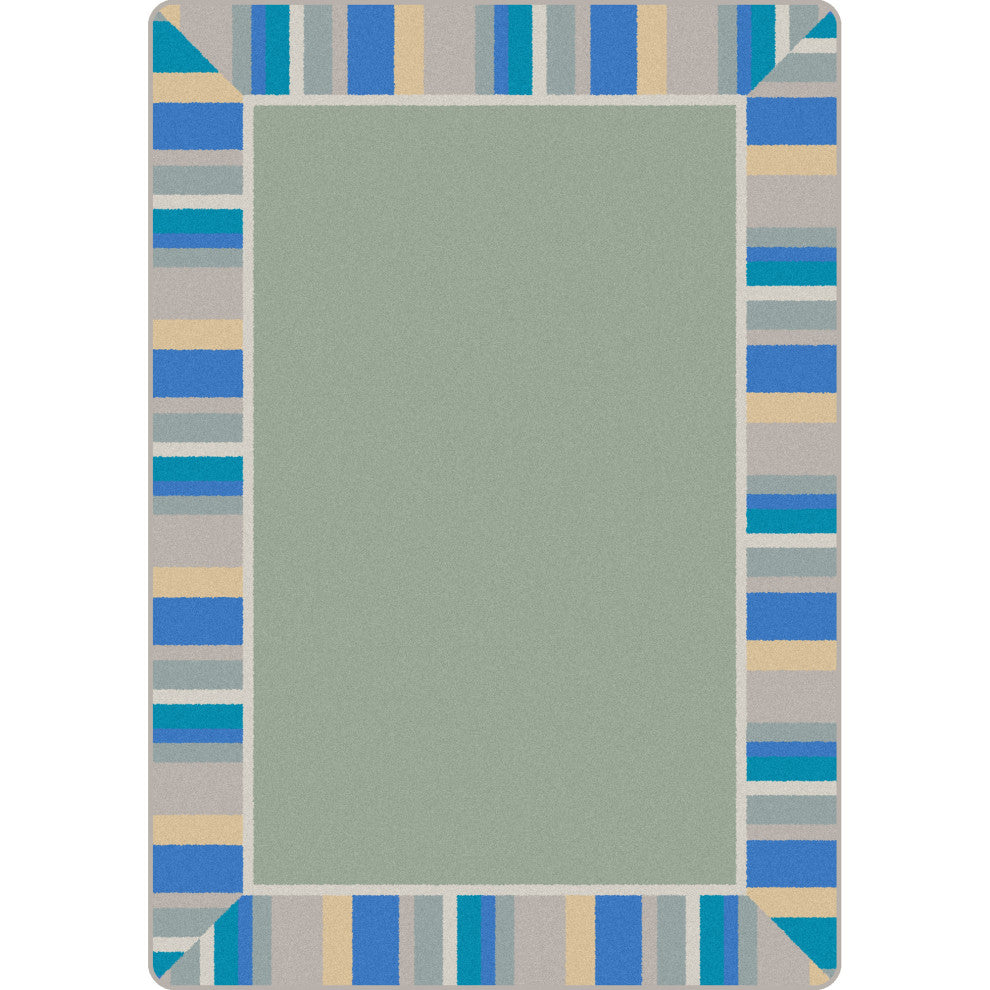 Off The Cuff 5'4" X 7'8" Area Rug, Color Sage