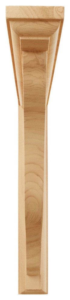 1 1/2"W x 10"D x 10"H Bulwark Bracket, Red Oak