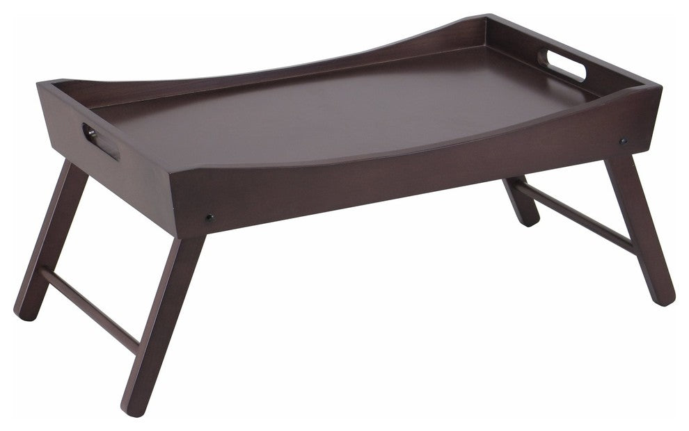 Benito Bed Tray With Curved Top, Foldable Legs