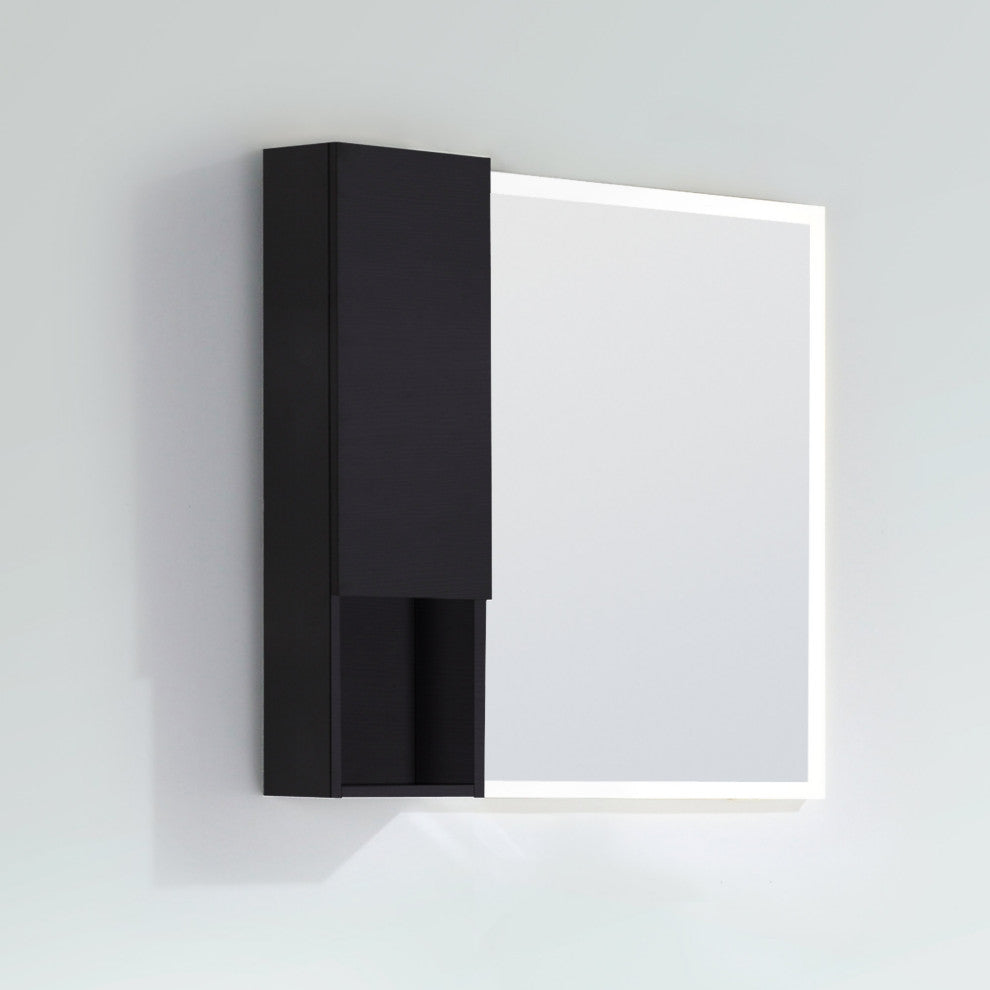 Oates 9" Side Cabinet, Black