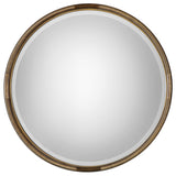 Finnick Iron Coil Round Mirror