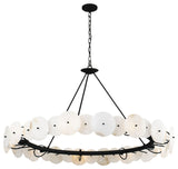 Cosmos 9-Lt Chandelier - Matte Black