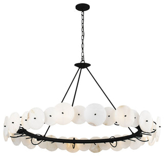 Cosmos 9-Lt Chandelier - Matte Black
