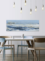 "Ultimate Blue Waves" Painting Print on Wrapped Canvas, 30"x10"