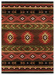 Indoor/Outdoor Phoenix PH3 Chocolate Machine Washable 10' x 14' Rug