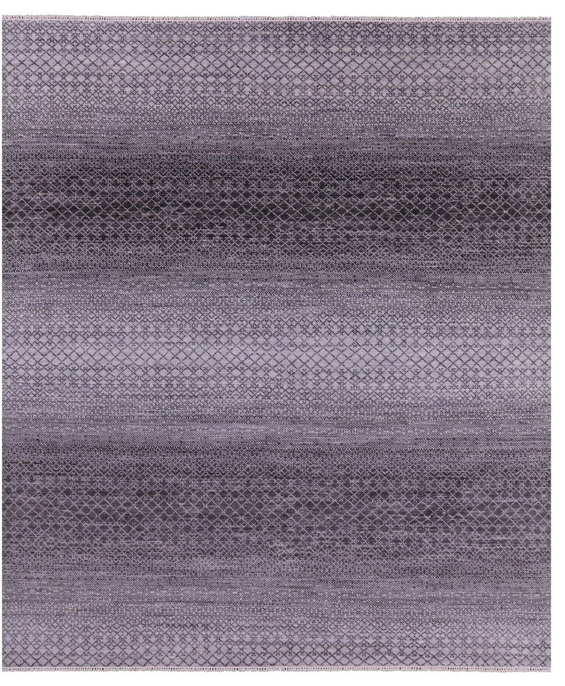 8' 2" X 9' 9" Savannah Grass Handmade Wool Rug - Q13232