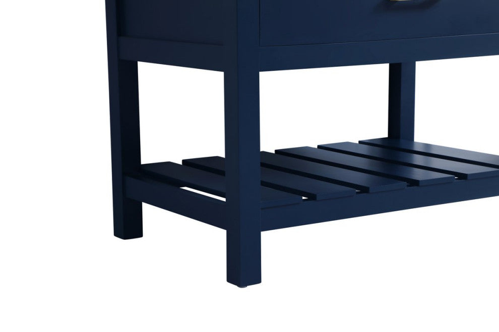 Home Living 22" Farmhouse Blue-Light Bathroom Vanity