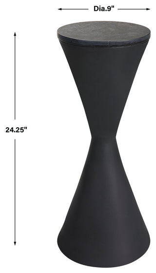 Uttermost Time's Up Hourglass Shaped Drink Table