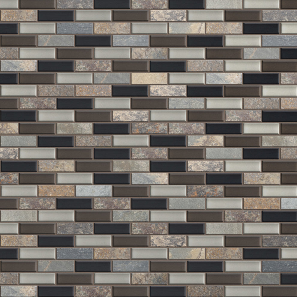 Tessera Subway Stonehenge Glass Wall Tile