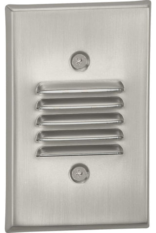LED Indoor/Outdoor Brushed Nickel Integrated LED Wall or Step Light