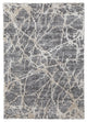 Weave & Wander Caide Contemporary Gray/Cream Rug, 9'x12'