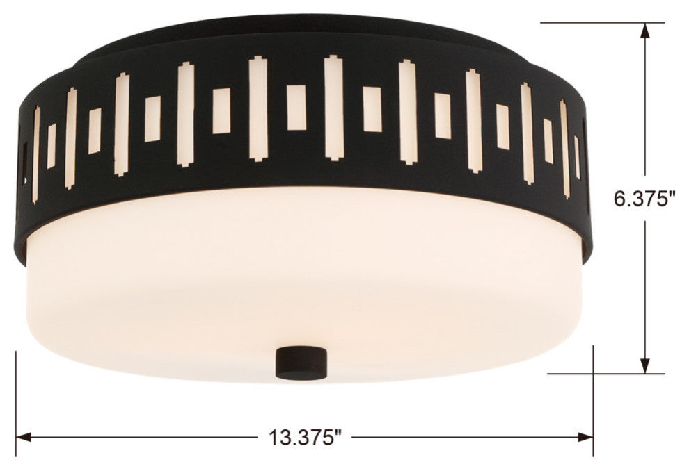 Keaton 2 Light Ceiling Mount