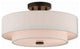 3 Light Ceiling Mount, English Bronze