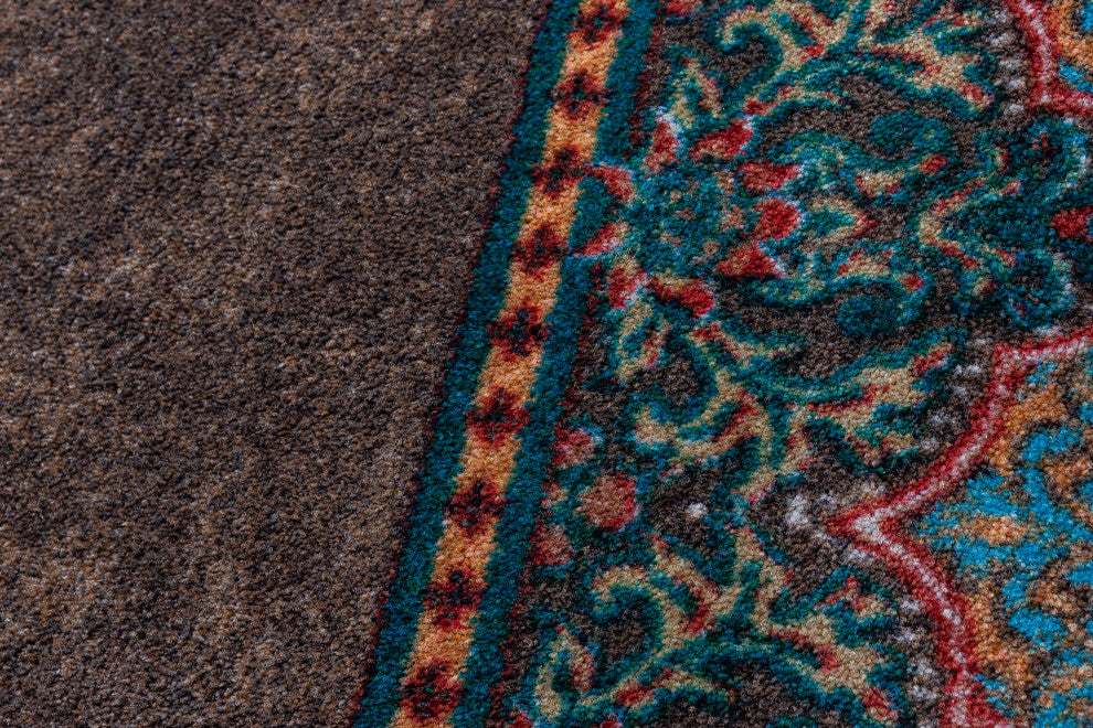 Nubuck, Brown, 4'x5'